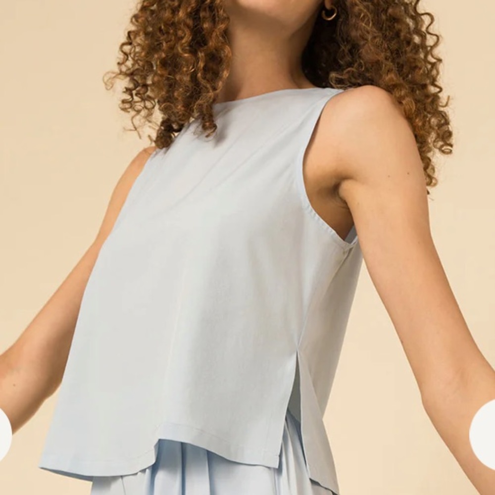 Wayre snap tank blue